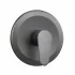 Miscelatore doccia incasso nichel nero satinato Lizzy in ottone