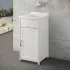 Mobile lavatoio salvaspazio 40x38 con vasca in kit montaggio