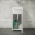 Mobile lavatoio salvaspazio 40x38 con vasca in kit montaggio
