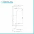 Coppia rubinetti bagno lavabo alto e bidet nero opaco serie Paco 