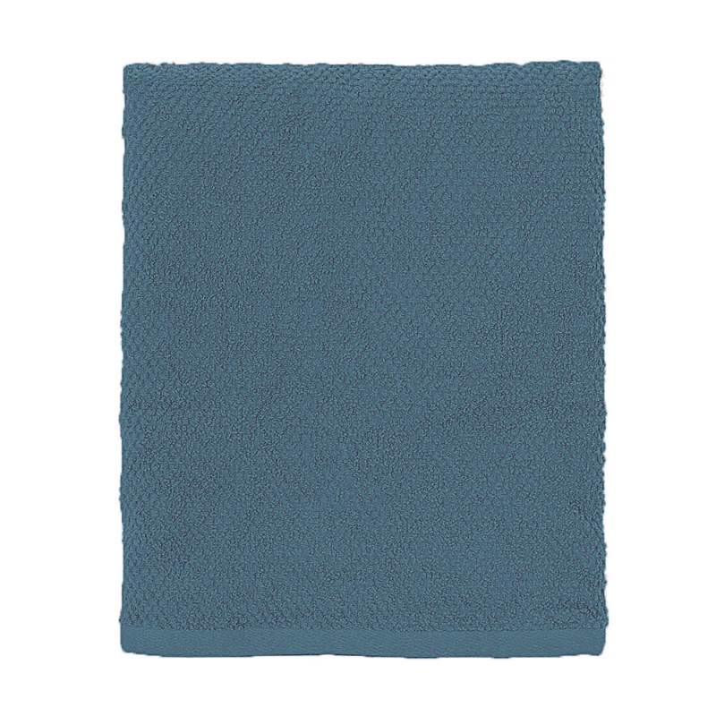Asciugamano ospiti e bidet 100% cotone turchese cobalto 40x60 cm