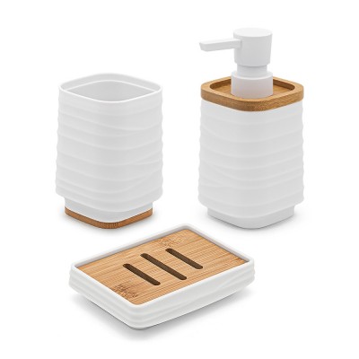 Accessori bagno in set da 3...