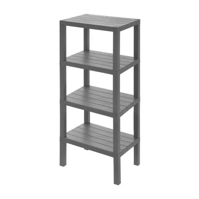 Scaffale Da Bagno Senza Trapano In Acciaio Inox Nero – 2 Ripiani, 3 Flaconi Ricaricabili Da 500ml, Imbuto Silicone, Etichette, Carico Max 18kg