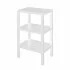 Scaffale bagno 3 ripiani bianco effetto legno in kit montaggio Buzz