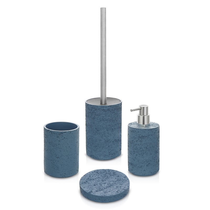 Set Accessori Bagno 4 Pezzi Formosa – Bronzo Scuro – Portasciugamani 61 Cm, Anello, Porta Carta, Gancio