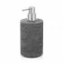 Dispenser sapone da appoggio grigio in resina effetto pietra Matera