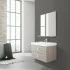 Mobile bagno moderno sospeso 2 ante