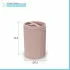 Porta spazzolini da appoggio rosa in plastica Ring