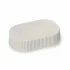 Porta sapone da appoggio beige in plastica Ring