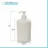 Dispenser sapone da appoggio beige in plastica Ring