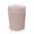 Pattumiera bagno rosa in plastica 4,2 lt con coperchio basculante Ring