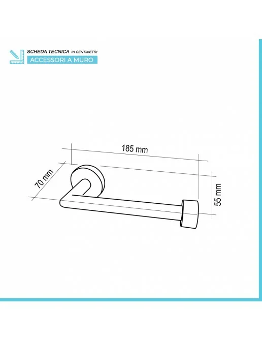 Angoily 2 Aste Portarotolo Carta Igienica A Molla - Ricambio Universale In Plastica Bianca (14.5 Cm) - 3