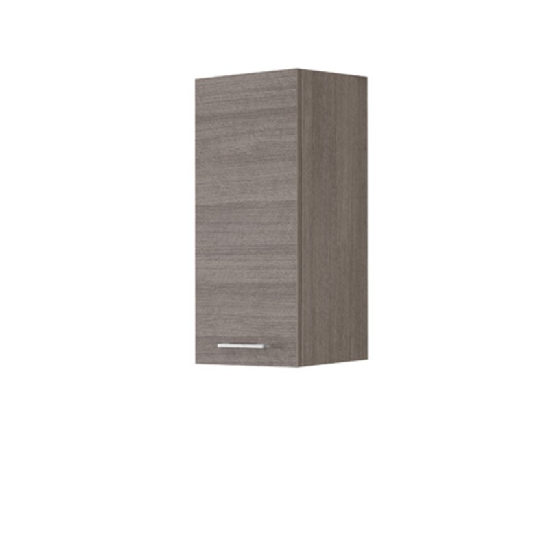 Pensile Mobile Bagno Rovere Scuro Mondo Pensile Bagno 1 Anta Feridras Linea Mondo Rovere Scuro L.33xP.30xH.71