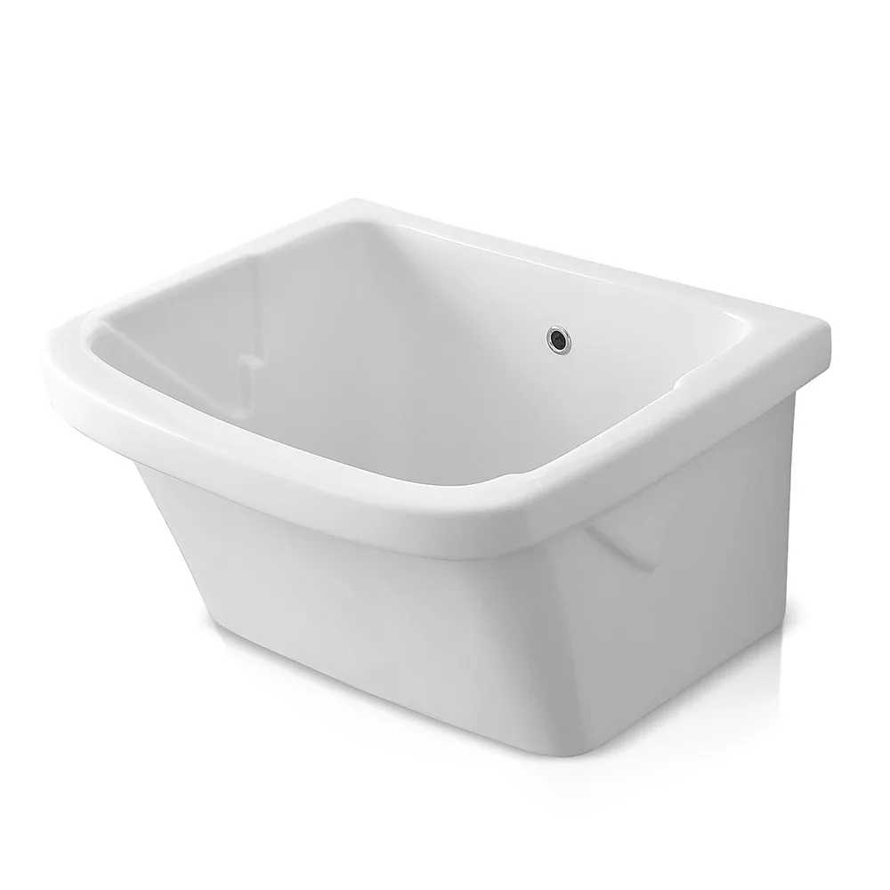 Image of Pilozzo lavatoio 60x50 cm in ceramica da installare in appoggio