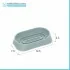 Set 3 pezzi accessori bagno acquamarina in abs Tender