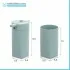 Set accessori bagno dispenser e portaspazzolini da appoggio acquamarina in abs Tender