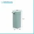 Dispenser sapone da appoggio acquamarina in abs Tender