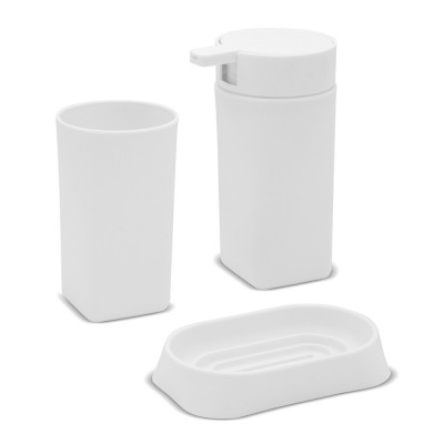 Set 3 pezzi accessori bagno...