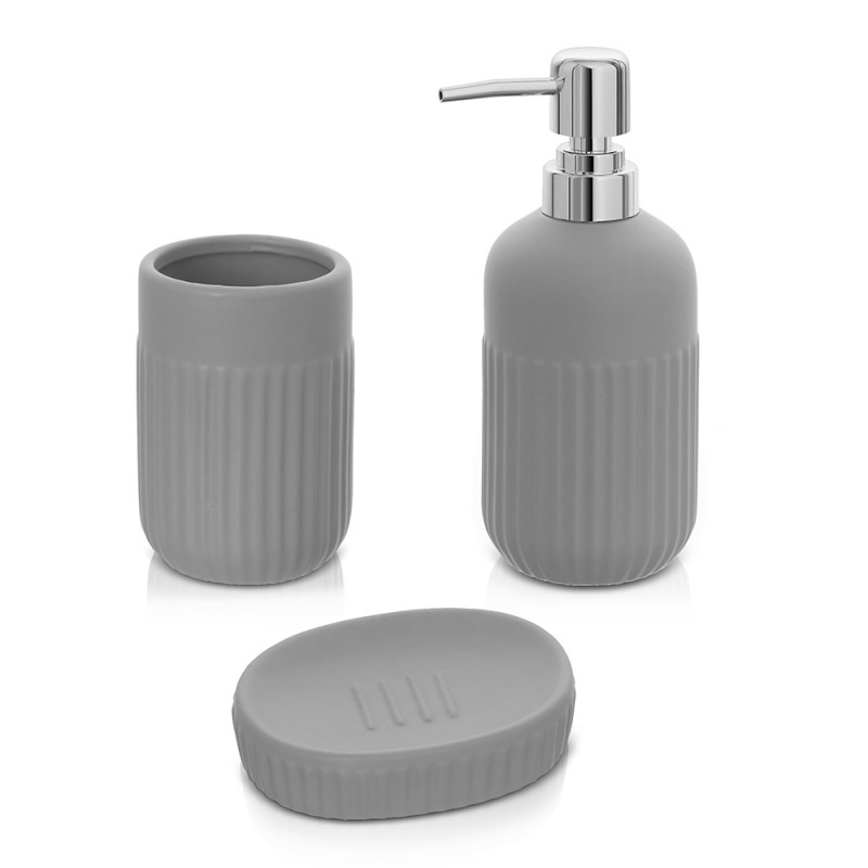 Set bagno 3 pezzi in ceramica