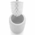 Set completo accessori bagno bianco in ceramica Cup