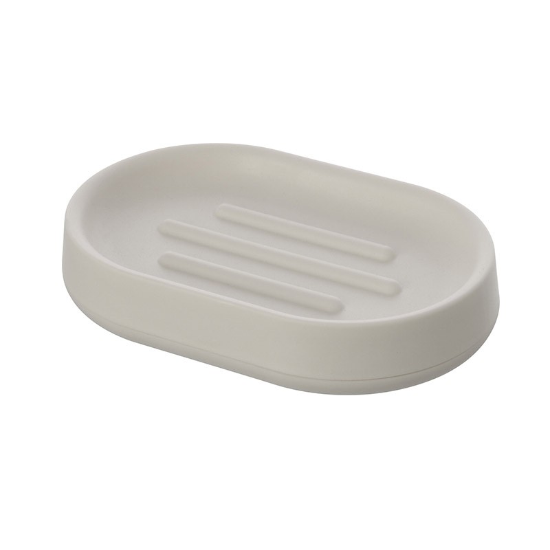 Piattino porta sapone Moderno In Plastica Bianco Da Appoggio Piattino porta sapone Moderno In Plastica Bianco Da Appoggio