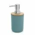 Dispenser sapone da appoggio acquamarina in abs e bambù Surf