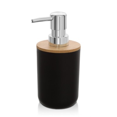 DISPENSER SAPONE LIQUIDO CERAMICA GRIGIO DOSATORE ARREDO BAGNO 79252