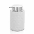 Dispenser sapone bianco da appoggio in ceramica Cristal