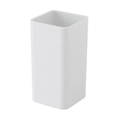 Portaspazzolino in Plastica Bianco Per bagno Moderno