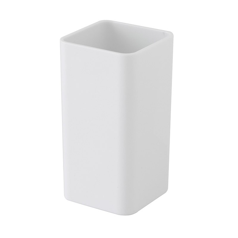 Portaspazzolino in Plastica Bianco Per bagno Moderno Portaspazzolino in Plastica Bianco Per bagno Moderno