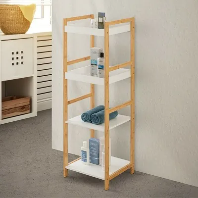 Scaffale per bagno in legno...