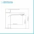 Miscelatori bagno in set lavabo bidet e vasca con duplex cromati Recta