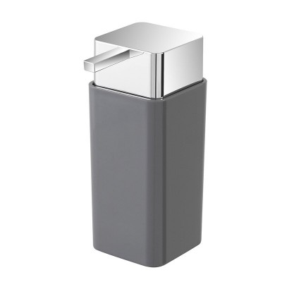 Dispenser Sapone Liquido In Plastica Grigio Da Appoggio