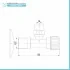 Rubinetto sottolavabo con vitone attacchi 1/2 x 10 