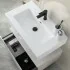 Lavabo sospeso in resina 80 cm bianco lucido  Lodi