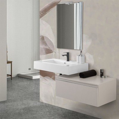 Mobile bagno 80 cm grigio...