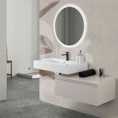 Mobile bagno 80 cm grigio...