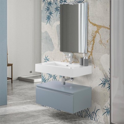 Mobile bagno  80 cm blu...