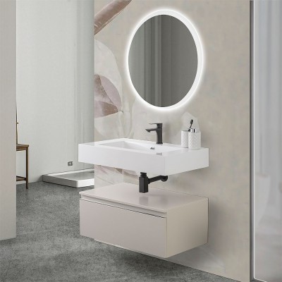 Mobile bagno 80 cm grigio...