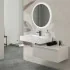Cassettone sospeso bagno 80 cm grigio perla opaco  Iside