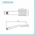 Miscelatori bagno in set lavabo bidet e vasca con duplex cromati Recta