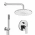 Set doccia Prima braccio 40 cm + soffione Abs 22 cm + kit doccia + miscelatore