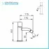 Set miscelatori lavabo alto e bidet senza leva cromato  Gemma 