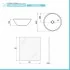 Mobile bagno da terra 80 legno bianco con lavabo e specchio  Lucy