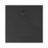Piatto doccia quadrato 80x80 H3 cm in ceramica nero opaco con antiscivolo  Ruy