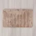 Tappeto bagno 100% poliestere 45x75 tortora antiscivolo  Memo