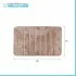 Tappeto bagno 100% poliestere 50x90 tortora antiscivolo  Memo