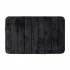 Tappeto bagno 100% poliestere 45x75 nero antiscivolo  Memo