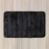 Tappeto bagno 100% poliestere 45x75 nero antiscivolo  Memo