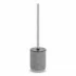 Portascopino da terra in ceramica grigio con setole nere  Circus 